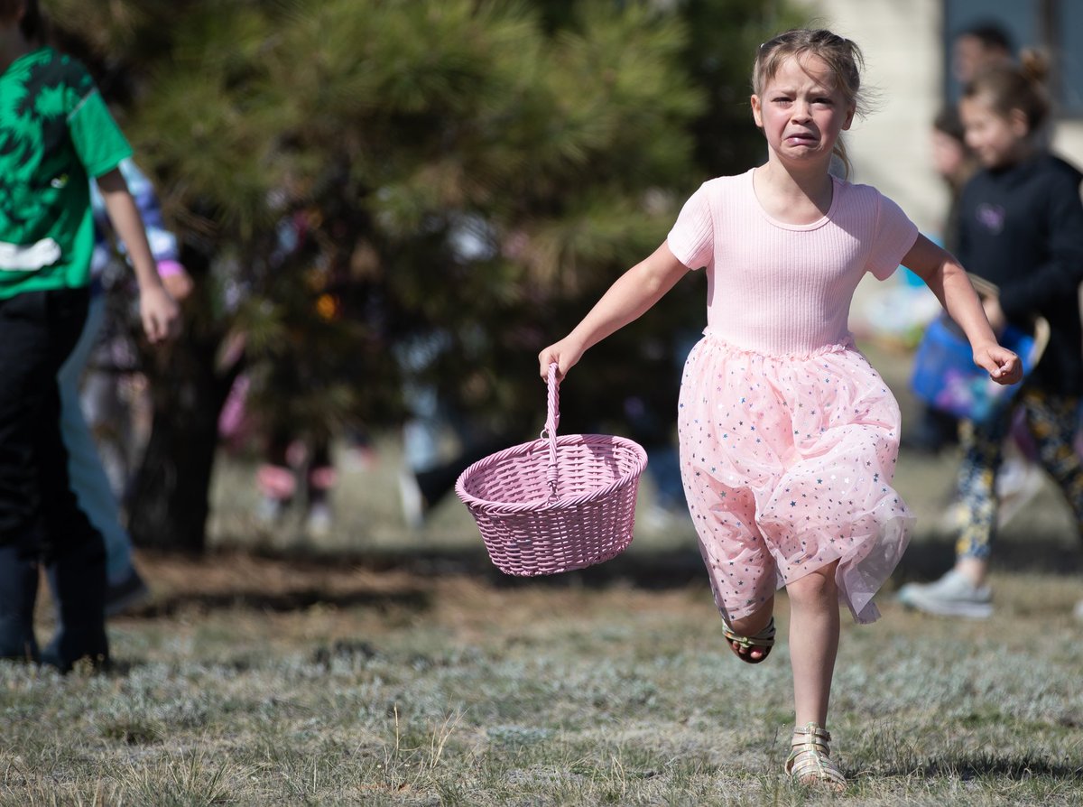 Scenes from an Easter egg hunt at Valley View Lutheran Church in Helena April 19.