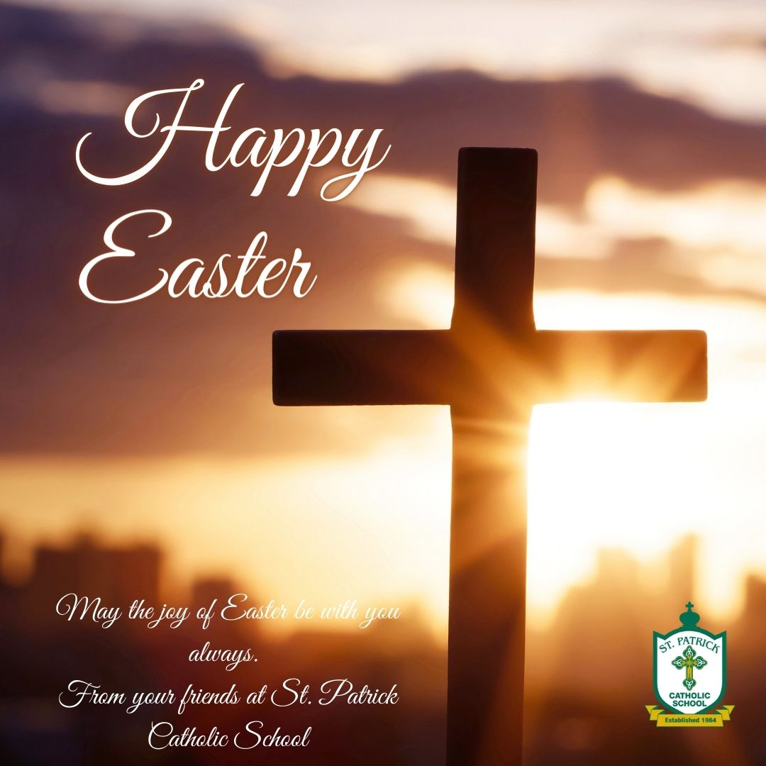 spcsjax's tweet photo. Wishing you a beautiful Easter. From your friends at St. Patrick Catholic School. https://t.co/ZZwuq8EaIN