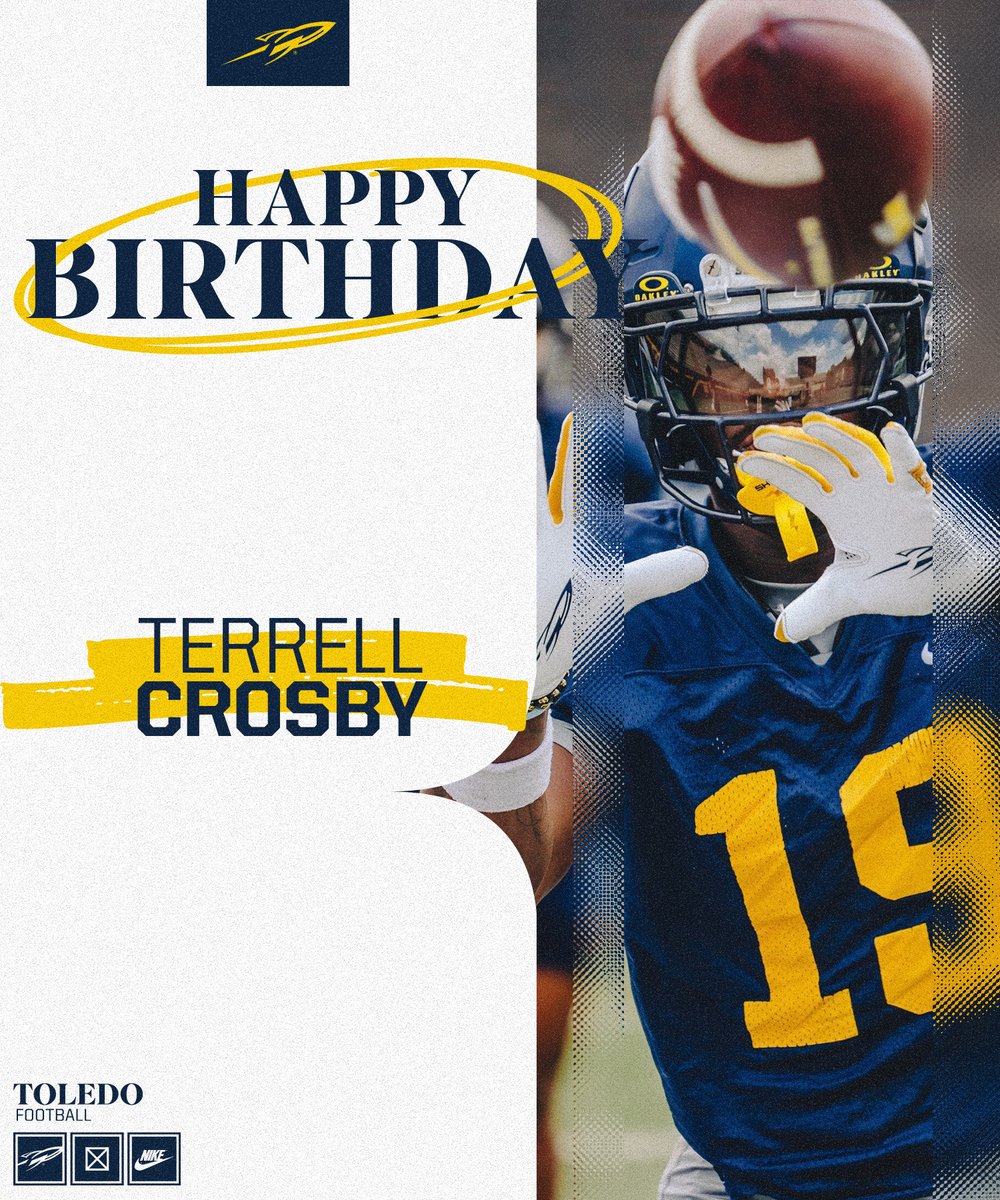 ToledoFB's tweet image. Happy birthday to Terrell Crosby

#TeamToledo #ONErocket