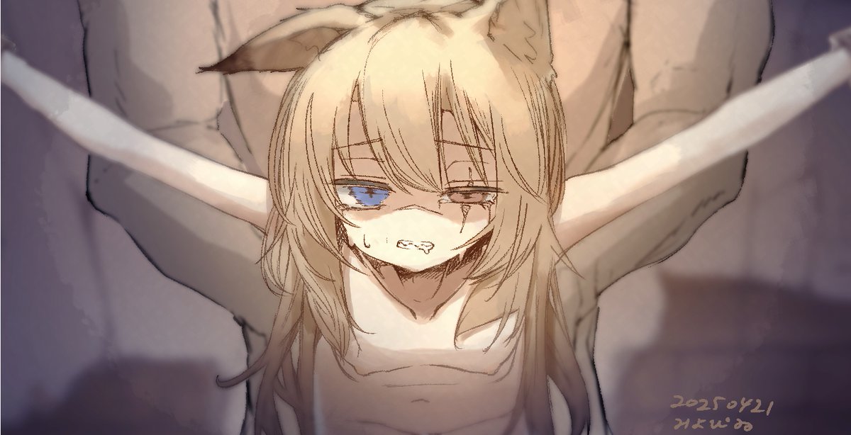 「ぎぅ… 」|みよぴゐのイラスト