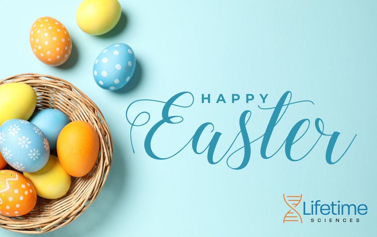 MyGenetx's tweet photo. Progress, renewal, and hope are at the heart of everything we do. Wishing you an Easter filled with new beginnings and endless possibilities. 

Lifetime Sciences celebrates with you! 🐇🌼🌷☀️ https://t.co/uCZYUPkrwL