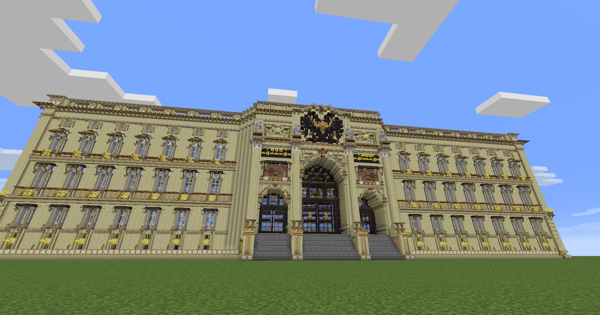 Der Doppeladler wird immer schweben!
(Still under construction, but I can't wait to share)

#Solomonburg

#Minecraft #マインクラフト 
#マイクラ建築 #MinecraftBuilds #minecraft建築コミュ