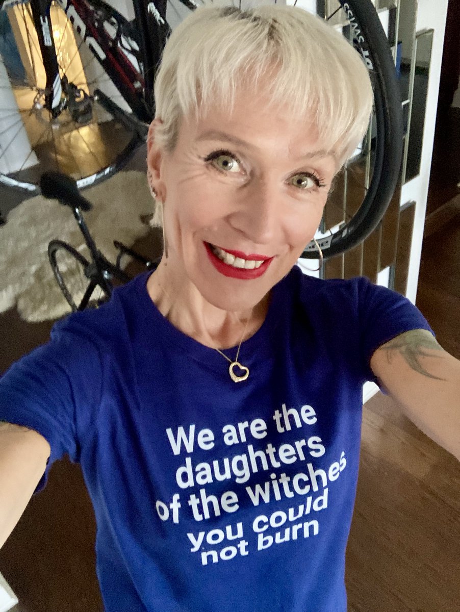 DawnNeesom's tweet photo. Expecting a run on these brilliant t-shirts 😉 #womensrights #JKRowling @jk_rowling 💚🤍💜 #witches #women #TeamWitch https://t.co/w8LcafLkNR