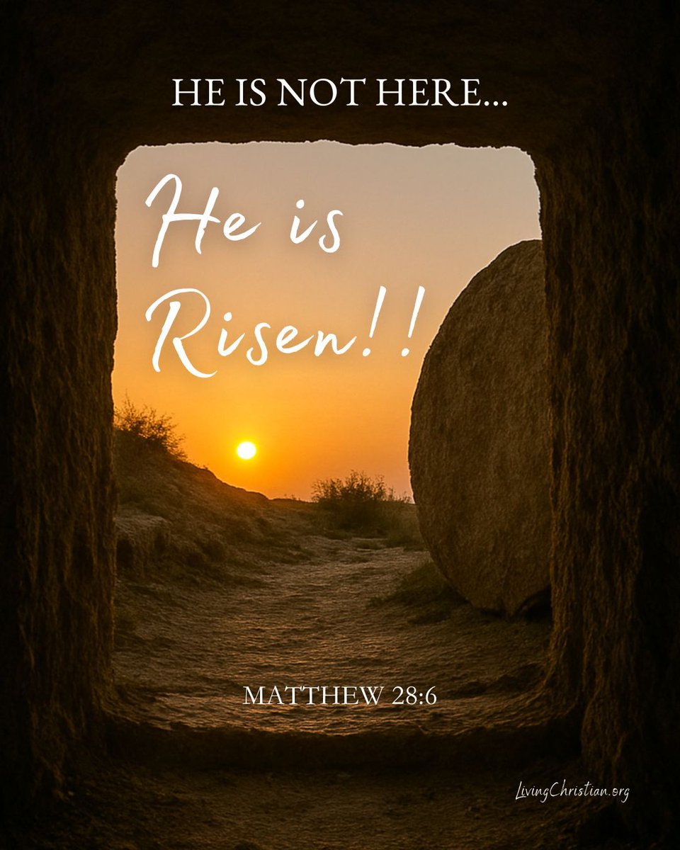 He is Risen indeed!!
