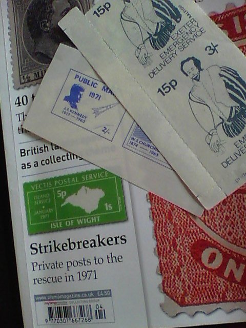 PynchonInPublic's tweet photo. @naochow My interest in philately stems directly from reading The Crying of Lot 49 by Thomas Pynchon. #philately #postalhistory #CL49 W.A.S.T.E. https://t.co/beOLKchFm9