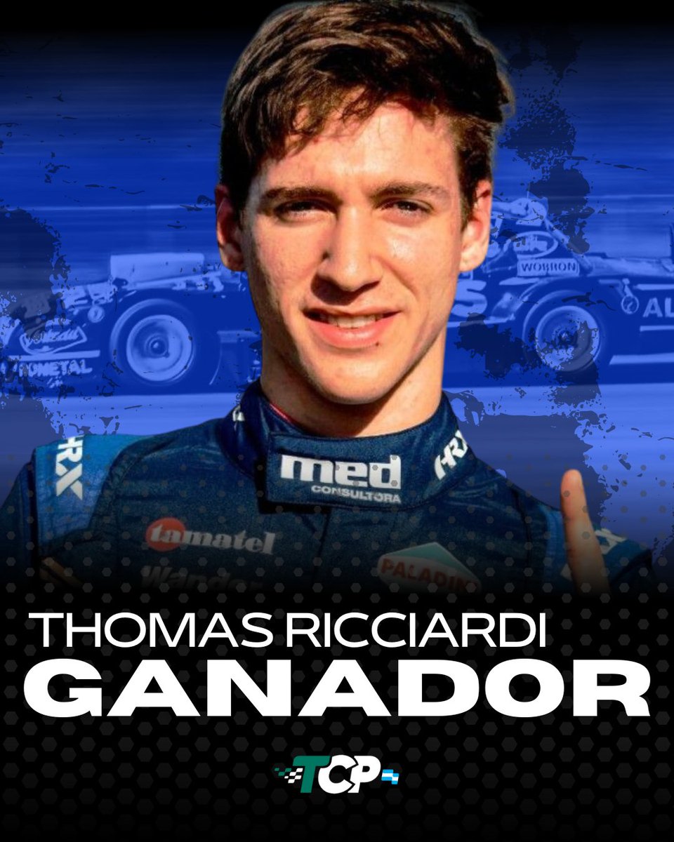 Ignacio Bretto 🇦🇷 (@ignaciobretto) on Twitter photo 🏁 <a href="/tomyricciardi/">Tomy Ricciardi</a> se adjudicó la victoria en la Final que el TC Pista disputó en el autódromo de La Pampa.
El piloto del <a href="/RusMedTeam/">Rus Med Team</a> dominó de punta a punta a bordo del Falcon y es nuevo puntero del campeonato en la divisional menor.
🥈 <a href="/mdianda_147/">Marco Dianda</a>
🥉 <a href="/rodrilugon13/">Rodrigo Lugón</a> 🏁 <a href="/tomyricciardi/">Tomy Ricciardi</a> se adjudicó la victoria en la Final que el TC Pista disputó en el autódromo de La Pampa.
El piloto del <a href="/RusMedTeam/">Rus Med Team</a> dominó de punta a punta a bordo del Falcon y es nuevo puntero del campeonato en la divisional menor.
🥈 <a href="/mdianda_147/">Marco Dianda</a>
🥉 <a href="/rodrilugon13/">Rodrigo Lugón</a>