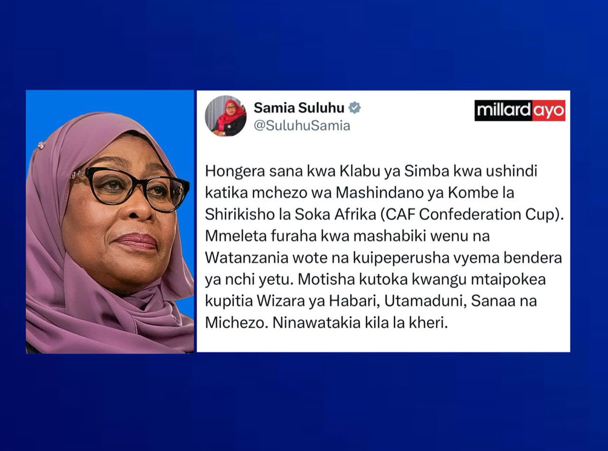 millardayo's tweet photo. ✍️ Rais wa Tanzania Dkt. @SuluhuSamia https://t.co/Cccgu8rJ4I