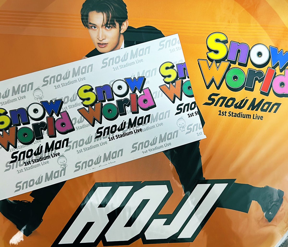 MuroTatsuki's tweet photo. 最高の瞬間に立ち会えました。
かっこよかった。

#SnowWorld  
 #SnowMan_1ststadiumlive https://t.co/tjJYMFtbyD