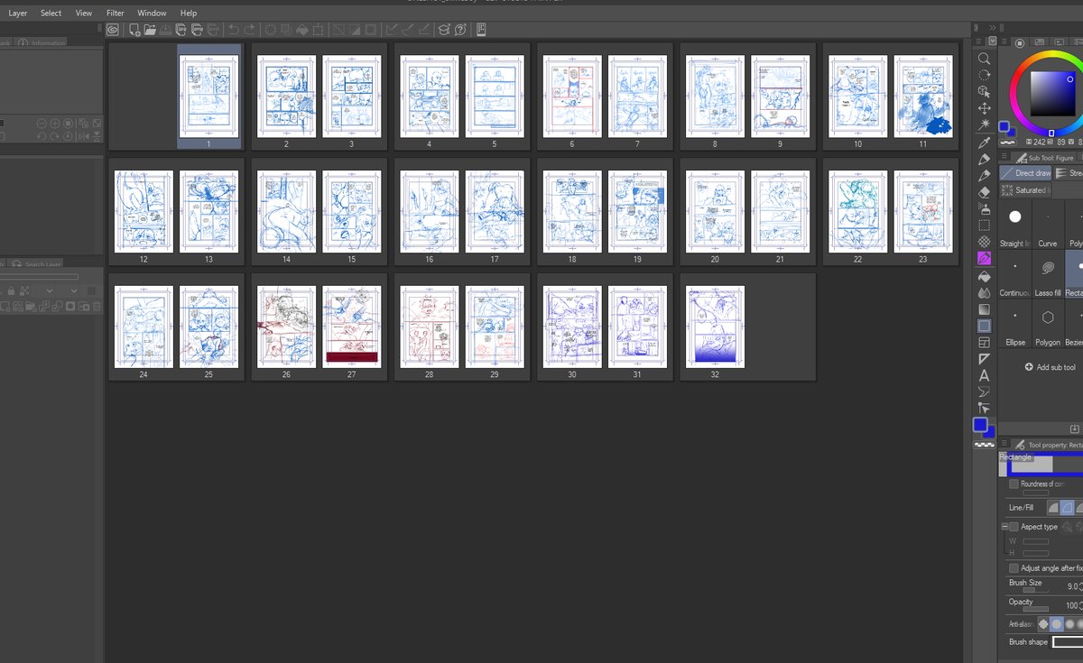 I had to put it on hold several times but I finally fixed and finished this  storyboard! 🎉