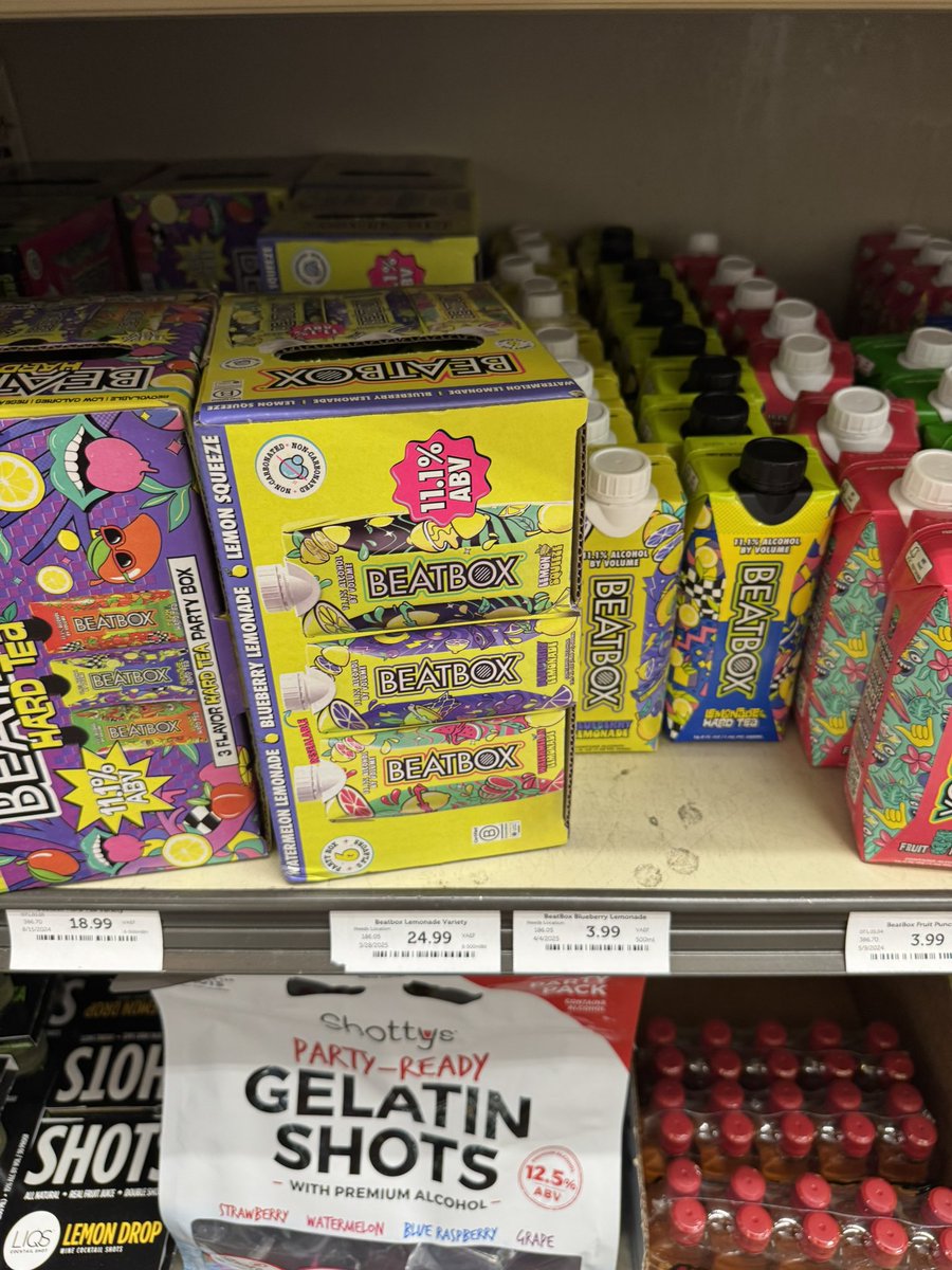 AmandaVanda88's tweet photo. Found the new @BeatboxBevs lemonade variety pack at the @TotalWine in Fredericksburg VA! 🙌🏼 #beatboxfam https://t.co/9vA0ifKPOX