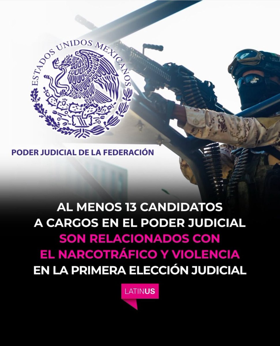 Se advirtió que las elecciones de jueces y magistrados, le abrirían las puertas al crimen organizado para ocupar lugares dentro del Poder Judicial.

Al parecer esa siempre fue la intención de López Obrador