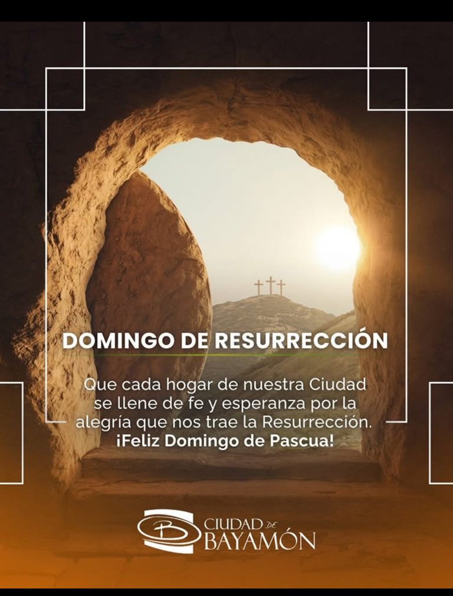 ramonluisrivera's tweet photo. Que la luz de la Pascua de Resurrección ilumine nuestros senderos y los corazones de todos nuestros conciudadanos. https://t.co/l8C1AFbUib