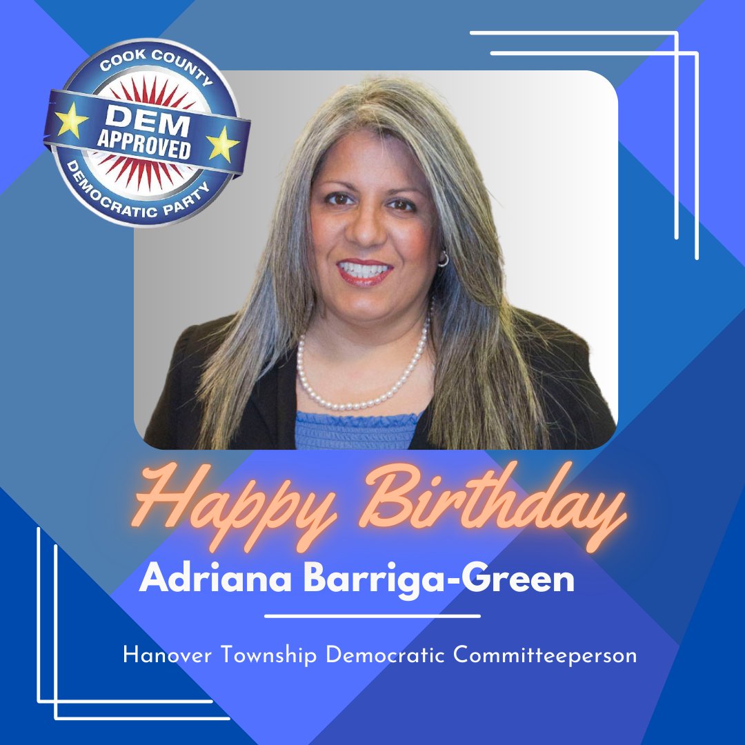 cookcodems's tweet image. Happy Birthday, Adriana! Our Hanover Township Democratic Committeeperson.
