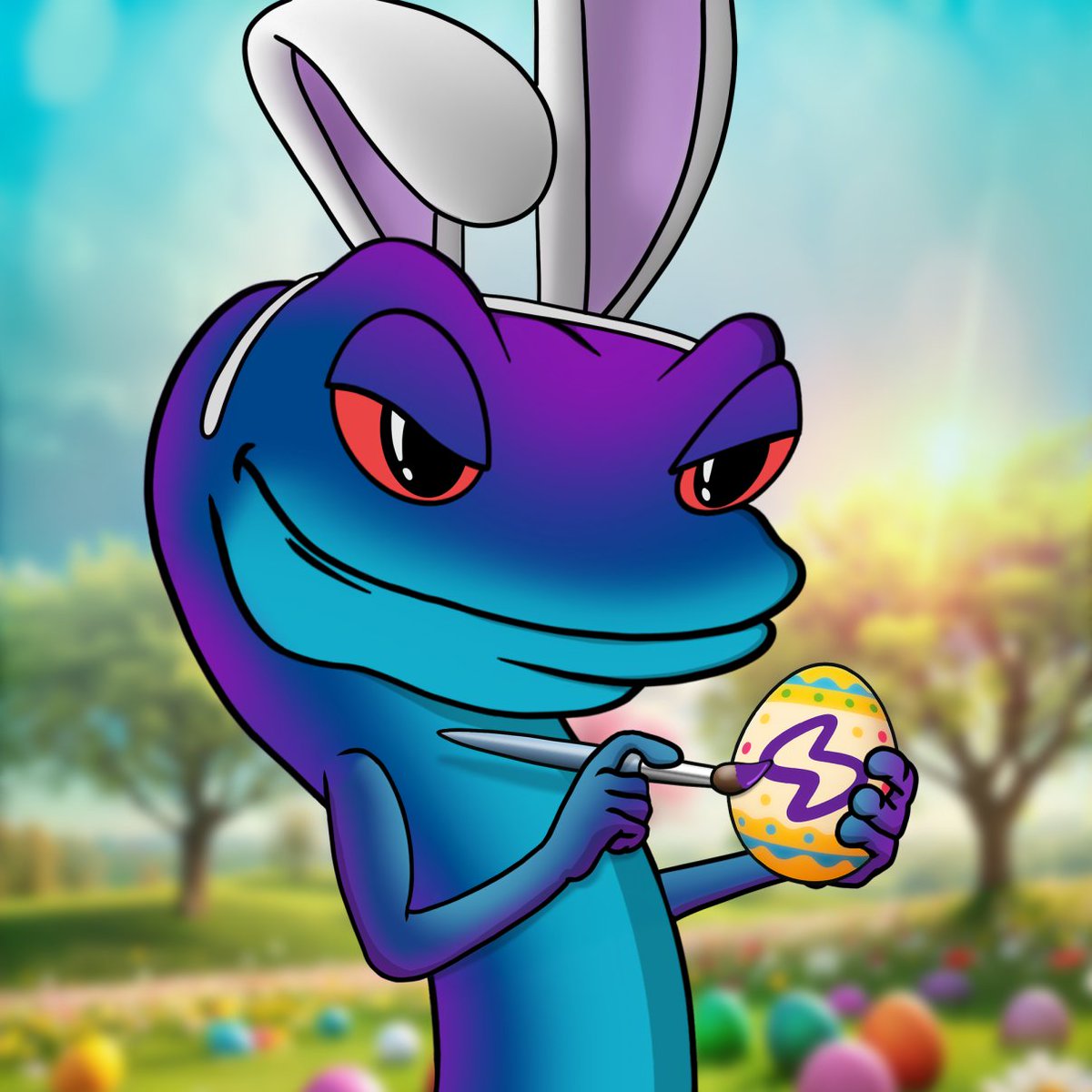 snek's tweet photo. Happy Eassster 🐰 https://t.co/BxyEjn5MX2