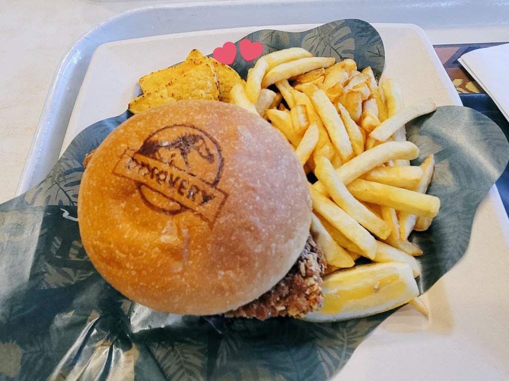 onosihc's tweet photo. コラボしてない時にディスカバリーあんまり行けてないから通常メニュー食べれて良かった✌️
夜のドンキー乗ったらエリアが綺麗だった✨
待ち列での人間観察が一番面白い笑 https://t.co/nR0CFjcXWL