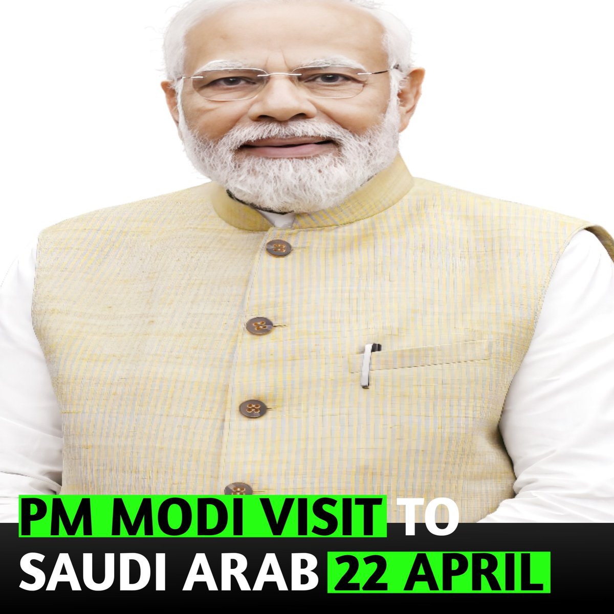 MDDILSHAD00's tweet photo. Pm modi visit Saudi Arab 22 APRIL https://t.co/D8YHNUXaku