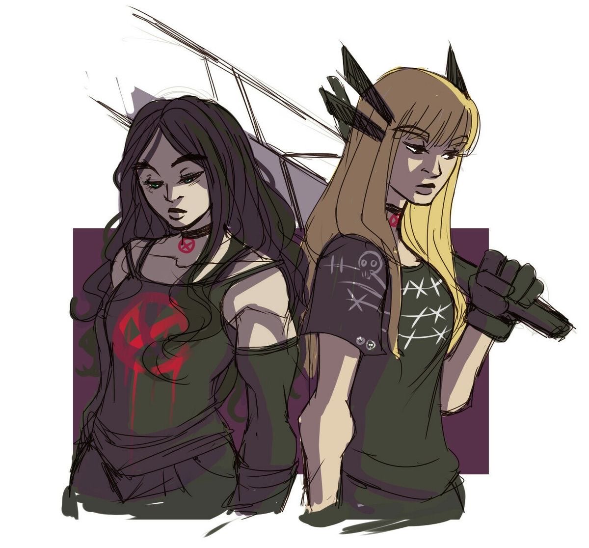 There are lots of duos that we haven't seen in the comics that absolutely should happen. One of my favorite examples of this are Illyana Rasputina and Laura Kinney. Similar stories, similar amounts and levels of trauma. GIVE THEM A STORY MARVEL!