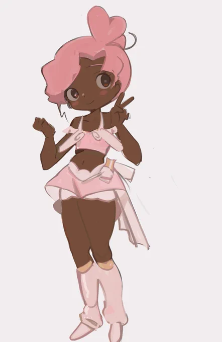 redesigning my magical girl oc again !! 