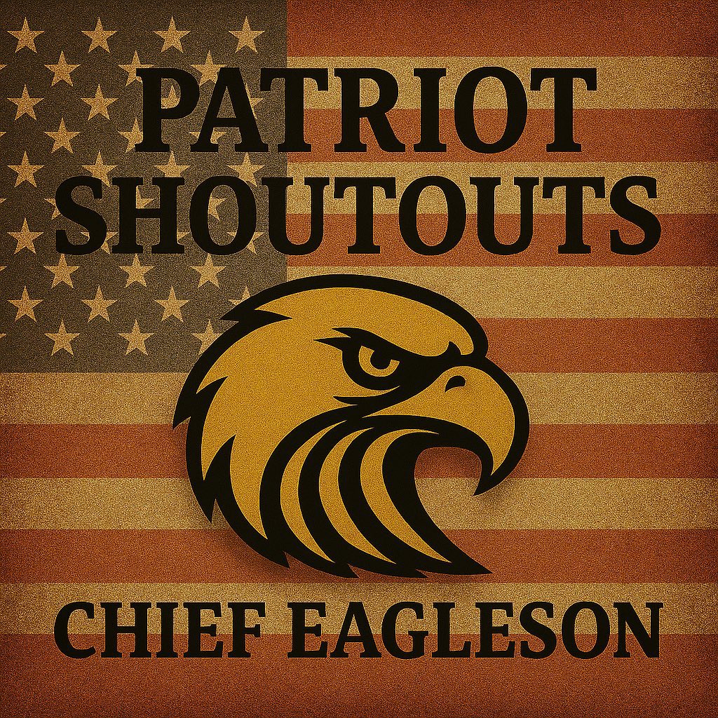 Chief Eagleson™ 𝕏 (@chiefeagleson) on Twitter photo 🚨SUNDAY SHOUTOUTS!🚨
We’re back with the rest of the 24 shoutout legends!
You showed love, dropped a comment, and earned your spot.
Today’s spotlight goes to these 12 incredible names:
🔴<a href="/ShawnDBrooks/">BROOKS</a>
🔴<a href="/THE__SUP3RMAN/">SUPERMAN🇺🇸</a>
🔴<a href="/The_JohnRambo/">RAMBO🇺🇸</a> _
🔴<a href="/ForrestCartwri3/">Forrest Cartwright</a>
⚪️<a href="/Danyeah1975/">ODannyboy</a> 🚨SUNDAY SHOUTOUTS!🚨
We’re back with the rest of the 24 shoutout legends!
You showed love, dropped a comment, and earned your spot.
Today’s spotlight goes to these 12 incredible names:
🔴<a href="/ShawnDBrooks/">BROOKS</a>
🔴<a href="/THE__SUP3RMAN/">SUPERMAN🇺🇸</a>
🔴<a href="/The_JohnRambo/">RAMBO🇺🇸</a> _
🔴<a href="/ForrestCartwri3/">Forrest Cartwright</a>
⚪️<a href="/Danyeah1975/">ODannyboy</a>