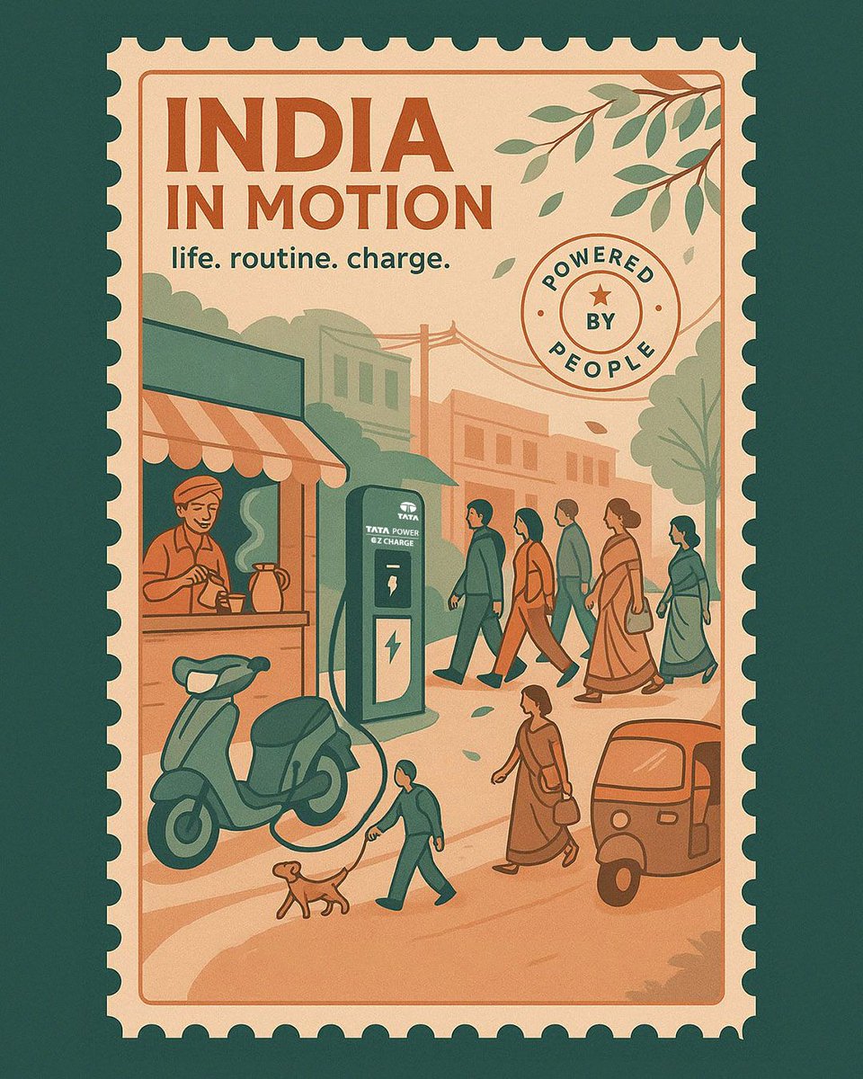 TataPower's tweet photo. Every chai stop. Every shortcut.
Everyday India, fully charged.

• Salem – Morning hustle. Electric muscle.
• Jamshedpur – Steel city, soft start.
• Shimla – Heritage hills. Silent climbs.
• Coimbatore – Industry meets instinct.
• Thrissur – Traditions flow. Cables too. https://t.co/z0MZxkGoQX