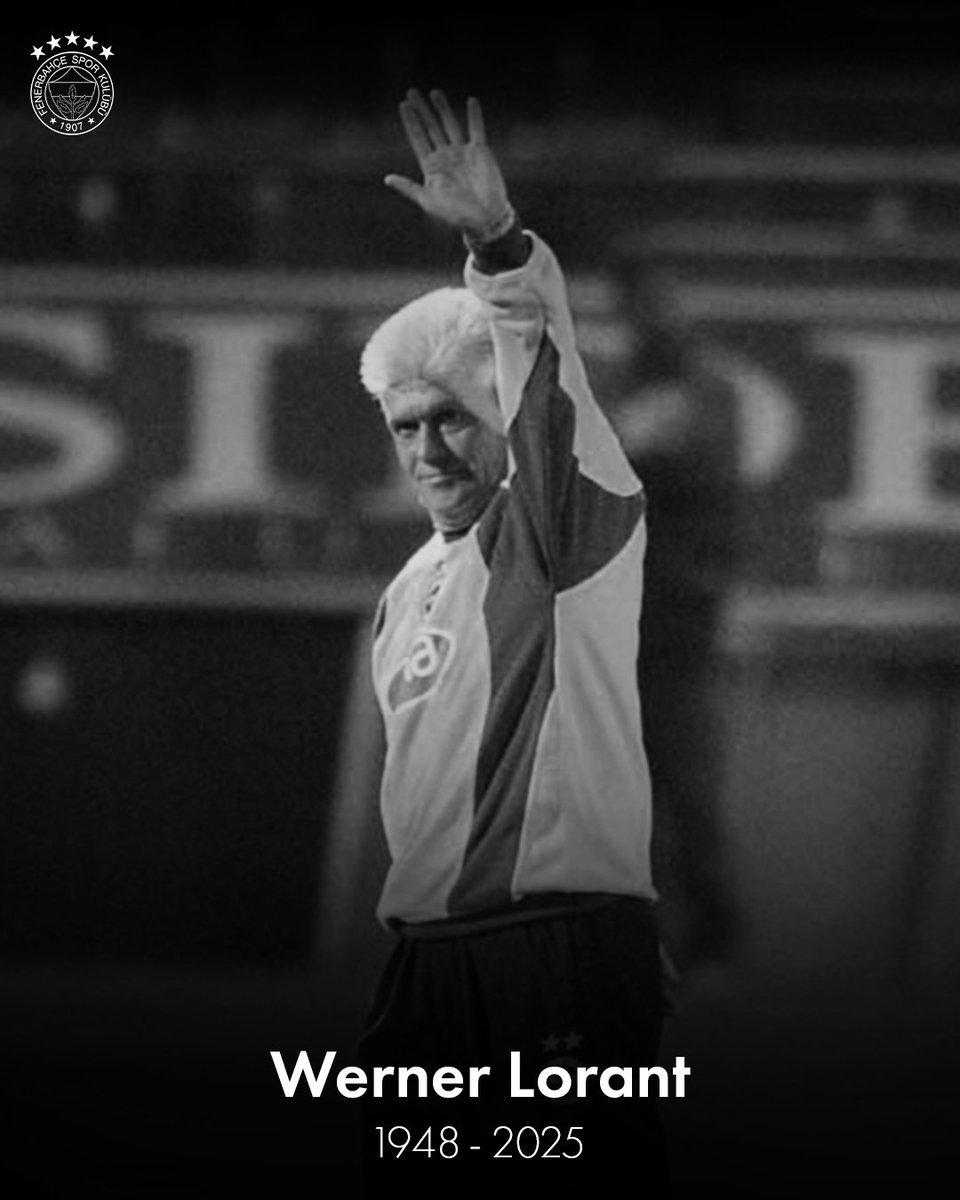 Eski teknik direktörlerimizden Werner Lorant’ın vefat ettiğini derin bir üzüntüyle öğrendim. 

Lorant ailesine, sevenlerine ve camiamız Fenerbahçe'ye başsağlığı dilerim.

6-0 artık Öksüz kaldı.