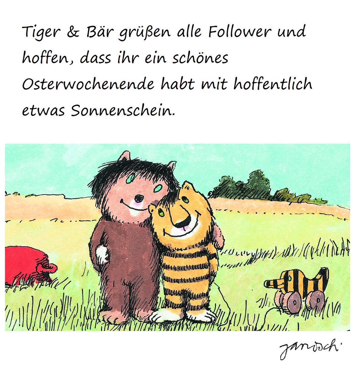 tiger_und_baer's tweet photo. #Janosch #TigerundBär #Ostern https://t.co/6tMFPgq5jf