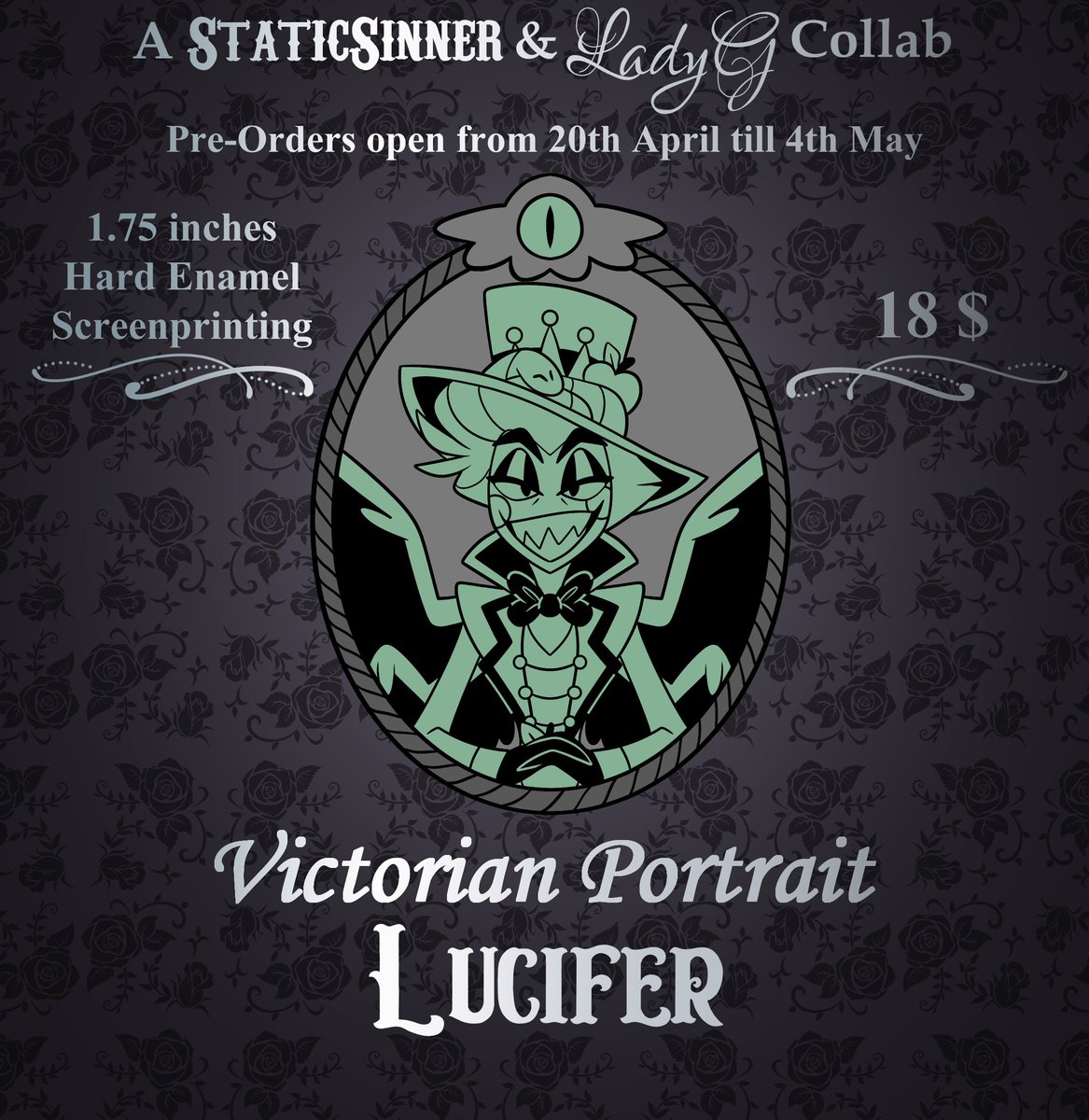 NEW PREORDERS ARE HERE! 
🍎LUCIFER MADNESS-!🍎
Design collab with .<a href="/LadyGValentine/">❤️🦌LadyGValentine🦌🖤</a>! ⭐️
Along with .<a href="/LilithLucina/">LittleDemonLucina 🔞</a> for the thumbnails!

These preorders will be available from April20-May4!
If interested do check out my shop at
etsy.com/shop/StaticSin…
Thank you for stopping by! ❤️
