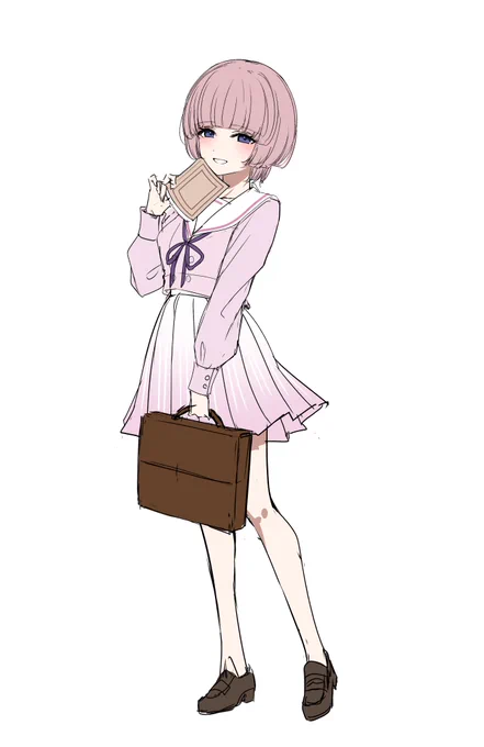 桜セーラー麻央のラフ 