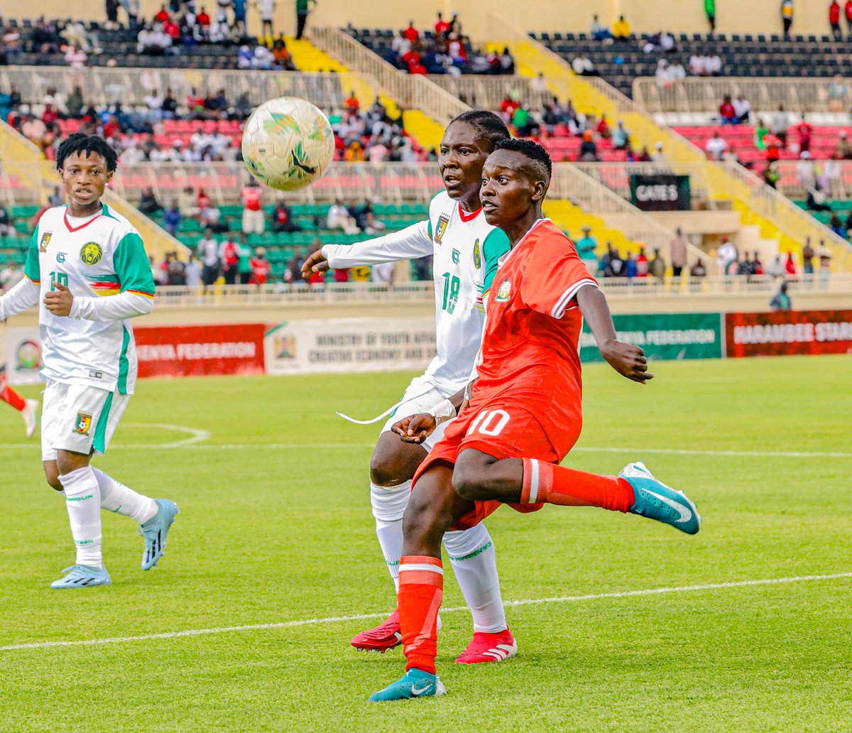 husseinmoha's tweet photo. That was a good display from the #JuniorStarlets, despite the setback, you have everything to play for in the return leg, keep your spirits high and remain focused on overcoming the results in Cameroon you can do it. https://t.co/CAiFz3FLFd
