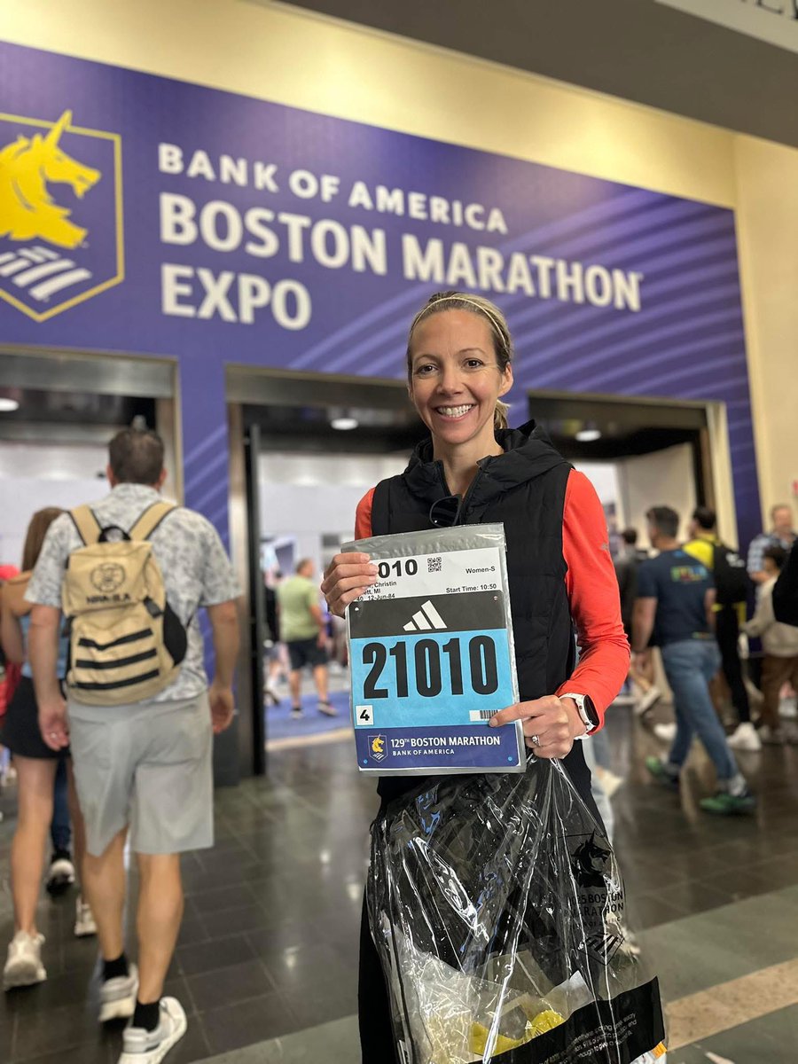 kelleycawthorne's tweet photo. We wish our very own Christin Nohner the best of luck as she participates in the Boston Marathon! 🎉 #KCTeam https://t.co/toJd8MnB9Q