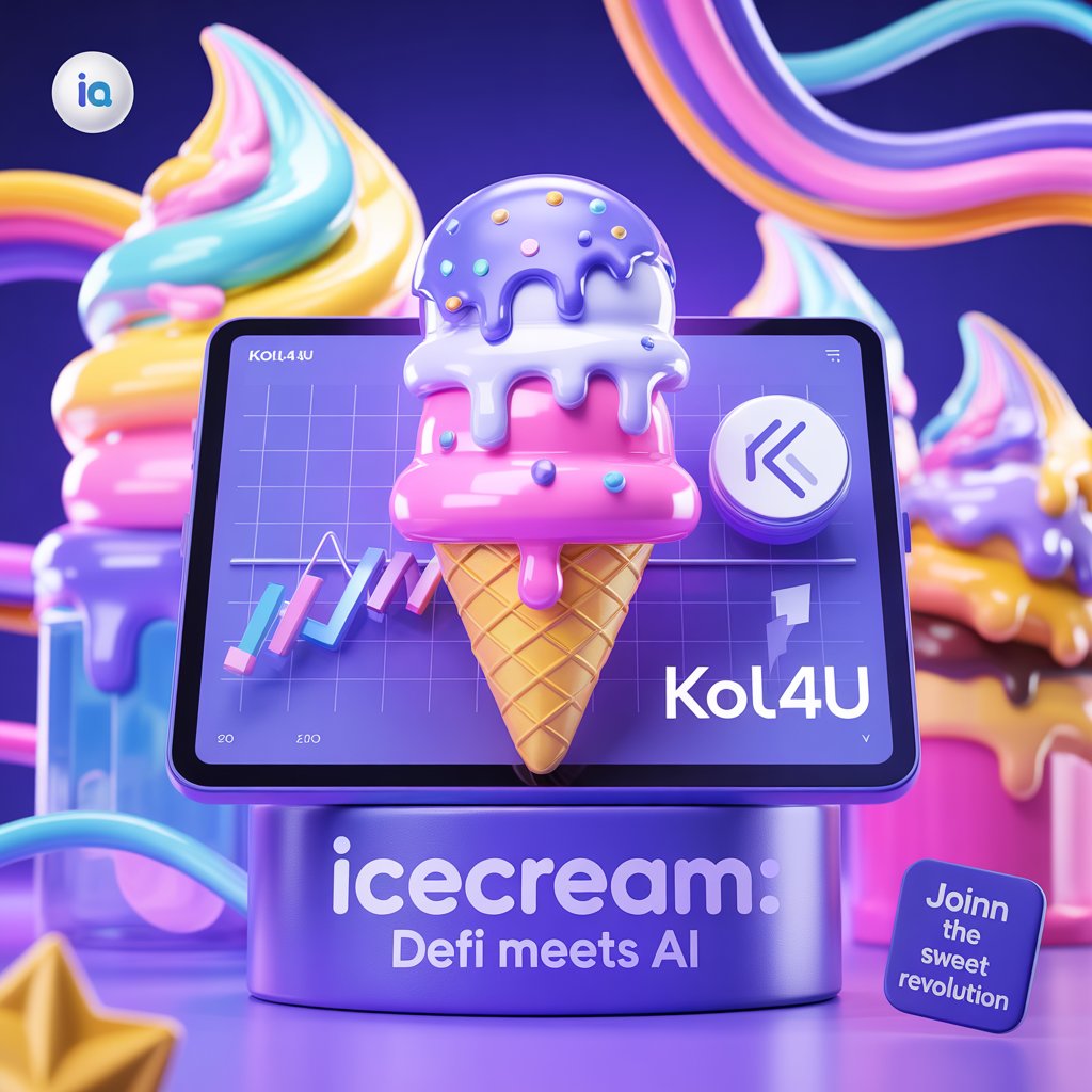 Waseemkhoj6053's tweet photo. The ticker is $ICECREAM DeFi and AI, an architect building DeFi empires with AI blueprints. $ICECREAM crafts wealth monuments. Design your crypto legacy! #ICECREAM #CryptoArchitect #DeFiEmp https://t.co/owzJJE9jhl