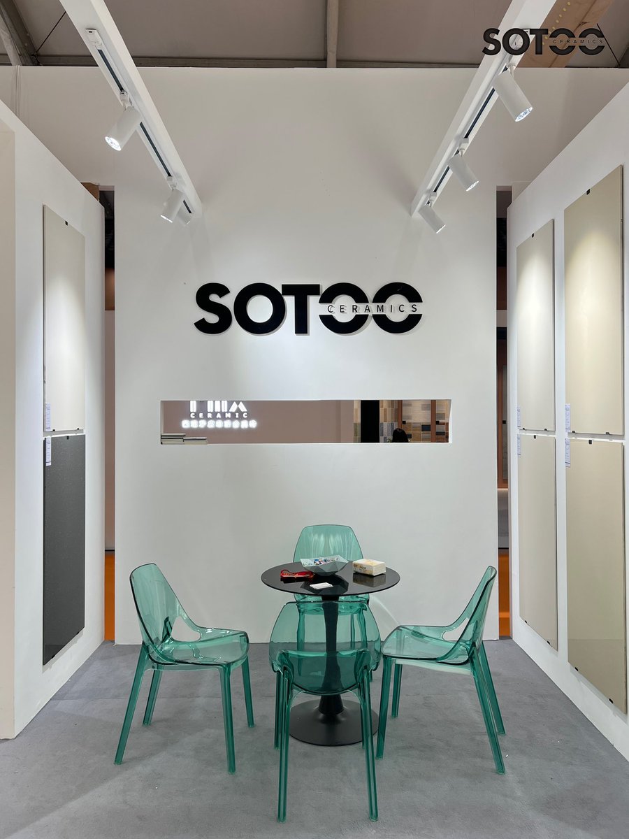 sotootiles's tweet photo. 【Day3 of the 42nd #CERAMBATH】

🔥Our #ceramic #tiles are currently on exhibition!
🔎Wait for you to explore our #innovation!

📍Booth A08, China Ceramics City Venue, Foshan, China
🗓️Apr. 18th-23rd, 2025

#exhibition #foshan #SOTOO https://t.co/sJ4pIWbVII