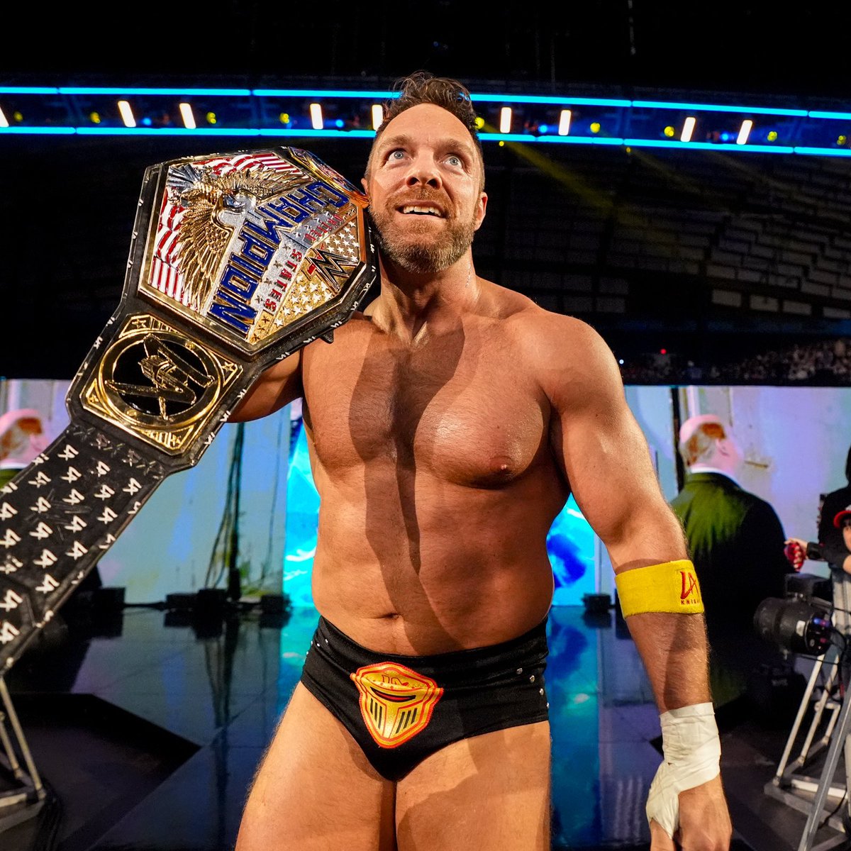 wyattCRIMSON6's tweet photo. A reminder that this man worked 2 matches in the same night in Friday and proceeds to delivered a fucking banger of a match at wrestlemania last night so put some respect in his name he earned some time off but that money in the bank has his name written all over it https://t.co/03gnew3Nn6