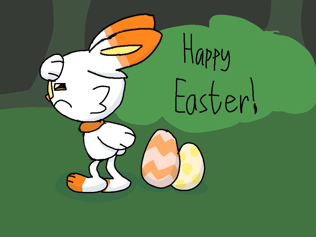 Happy Easter! #scorbunny #pokemon