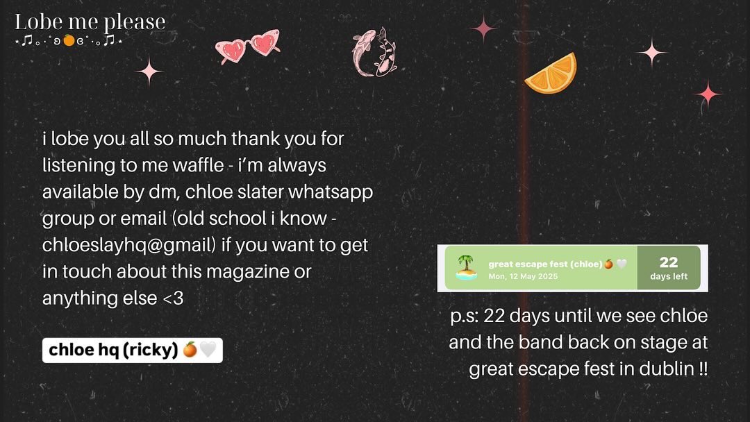 chloeslaterrhq's tweet photo. she’s backkk, tour is (almost) over but hq is active as ever !! we’ve got lots planned for you all hehe <3 https://t.co/3OC8oHSU19