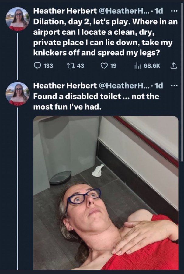 JustMisogyny's tweet photo. Q: If you can see his right hand, and the left hand is doing the dilating, who is holding the camera? https://t.co/eU9reSk2XE