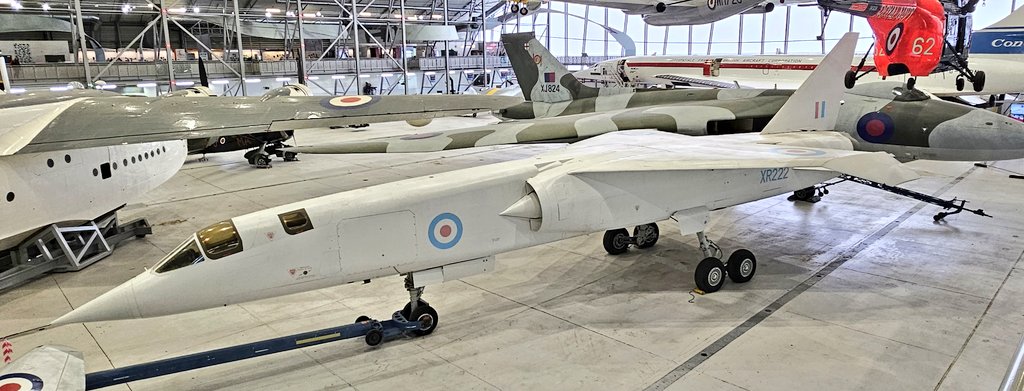 matrix_thomas's tweet image. Duxford yesterday. Polaris missile, TSR2, Vulcan and Bluesteel. Maybe a Canberra in there somewhere.