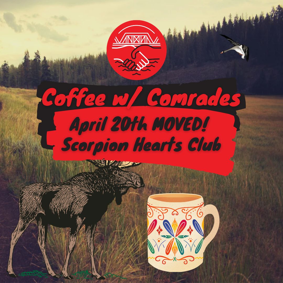 GrandRapidsDSA's tweet photo. MOVED: Common Ground Coffee is closed for Easter. So we'll be at Scorpion Hearts Club (1035 Wealthy Street SE) Sorry about the mix-up. https://t.co/XoH2YWJ04X