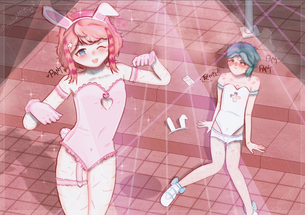 Pantapantss's tweet photo. 🎀 “Mwah~ Mwah~ Mwah~ you look so cute all covered in my kisses Yuri..”
💉 “..why.. did I come along..”
—
HAPPY EASTER FROM ME !!!
#cottoncandydose #yuriisami #tokyodebunker #bunnyboy https://t.co/wvfAI1fH4g