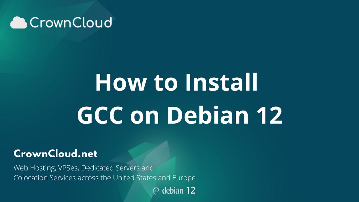 crownclouds's tweet image. Install GCC on Debian 12 and start coding!
Check out our guide:
wiki.crowncloud.net/?How_To_Protec…
#GCC #Debian12 #LinuxDev #CProgramming #Cpp #DevTools #CodeOnLinux #LinuxSetup #SysAdmin #OpenSource #TerminalCommands #BuildEssential