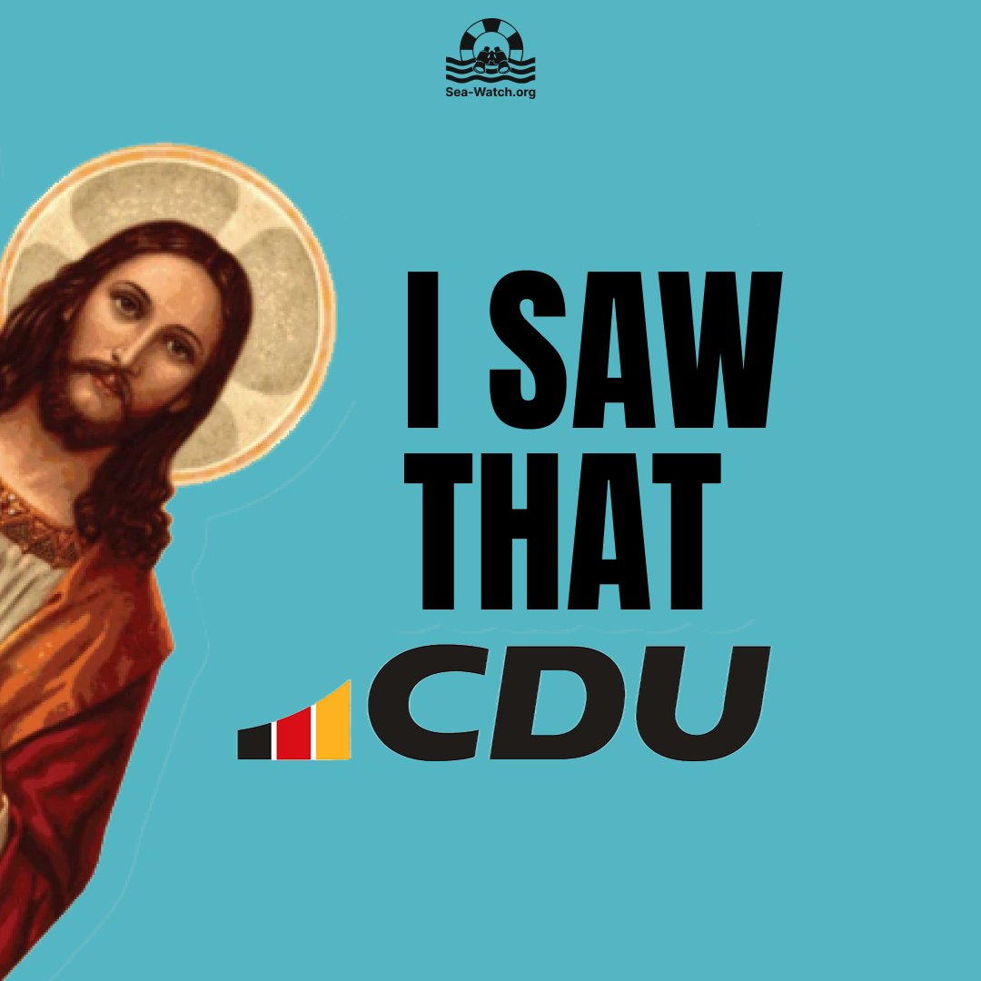 Würde Jesus heute auferstehen, die <a href="/CDU/">CDU Deutschlands</a> würde ihn abschieben – als mittellosen Migranten mit radikalen Umverteilungsideen.