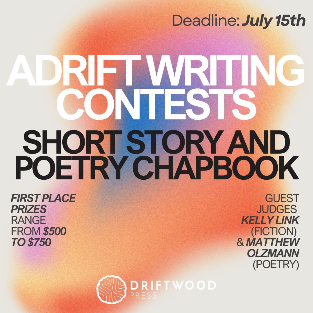 Tag a friend that you think should submit their work to Driftwood Press! We're looking for short stories and poetry chapbooks. Use the link in our bio to submit! #writingcontest