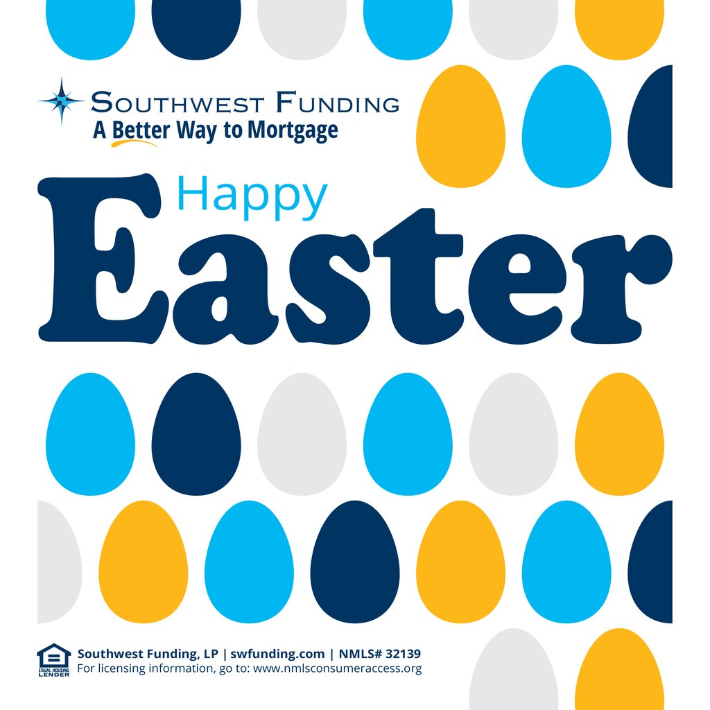 swfunding1's tweet image. Hoppin’ into the weekend like 🐰🌸

We wish everyone a Happy Easter filled with family, fun, and maybe a few too many chocolate eggs. 🥚🍫

#HappyEaster #SWFStrong #MortgageAndMimosas #SWFunding #ABetterWayToMortgage #SouthwestFunding