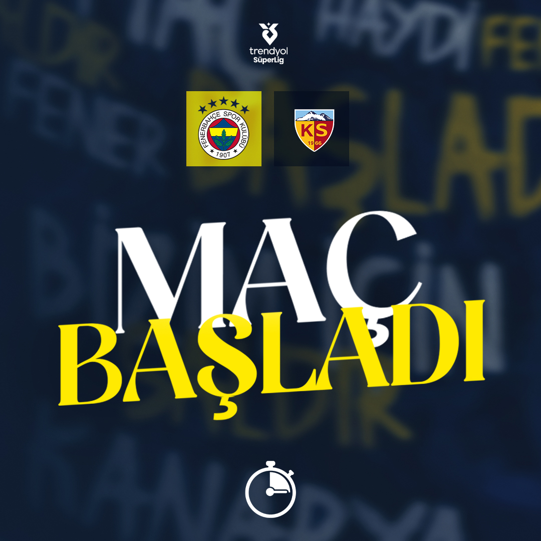 Maç başladı. 💪 

#FBvKYS