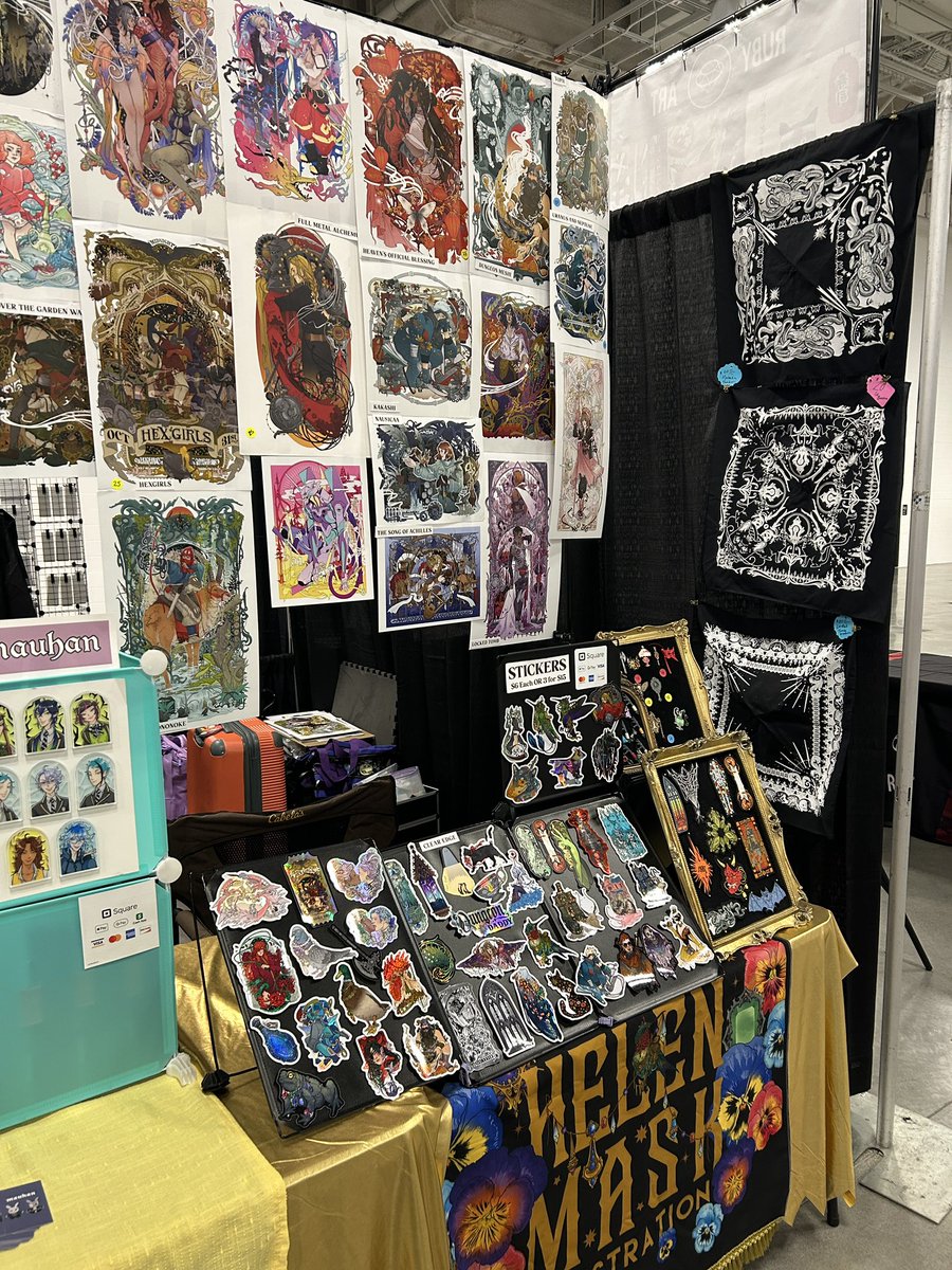 MaskHelen's tweet photo. Last day at Sakura Con. I am in the exhibit hall booth 1541 https://t.co/oOV9JwgK4Y