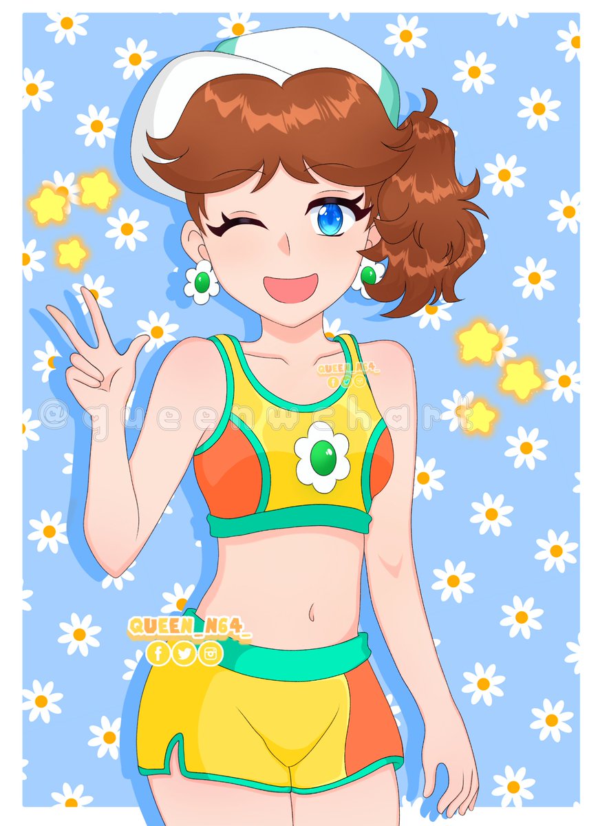 queenwchart's tweet photo. Princess Daisy🏵✨
 
#PrincessDaisy #MarioKartWorld #fanart https://t.co/rEnKz69NRG