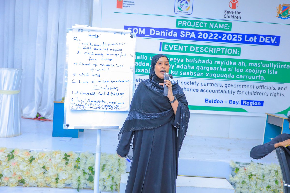 gredosom's tweet photo. As part of the #DANIDASPA Project with @SaveChildrenSO, we successfully held a structured dialogue in Baidoa, engaging CSOs, local authorities, and humanitarian actors.
Objectives:
✔️ Strengthen accountability mechanisms
✔️ Explore gaps in child rights implementation
✔️ Promote collaborative leadership and advocacy
This dialogue is a step toward ensuring that child rights are prioritized and protected across Somalia.
#ChildProtection #DANIDASPA #GREDO #ChildRights