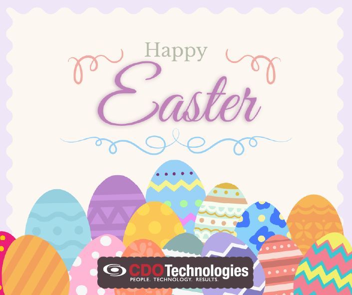 cdotechnologies's tweet photo. Wishing you a joyful and relaxing Easter Sunday from all of us at CDO Technologies! https://t.co/vvgtzgKENM