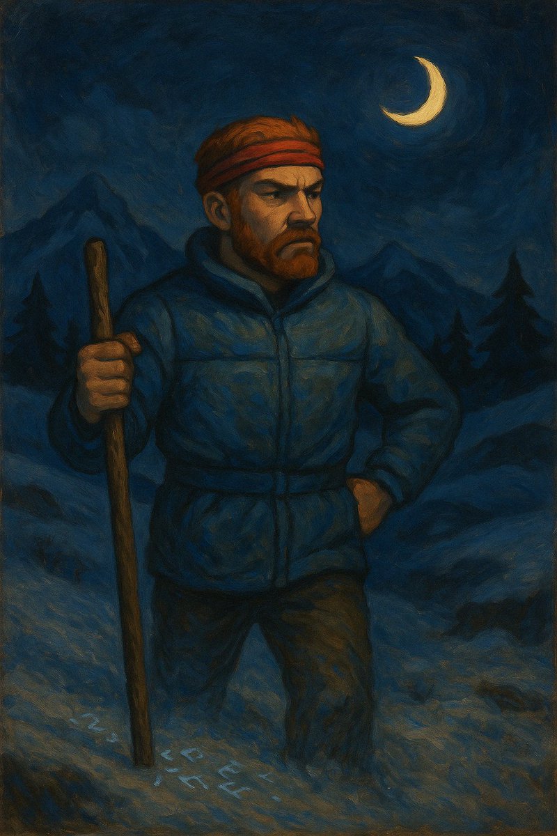 keyforgeART's tweet photo. Through the frost and broken code, he walks the midnight path…

🌙 Episode 4 is live:
 Of Salt and Signatures
From the crypto‑fiction series Fragments of the Forgotten Protocol
📖 Read now on Paragraph: https://t.co/aKjsev1KtD https://t.co/ci4278jmvx