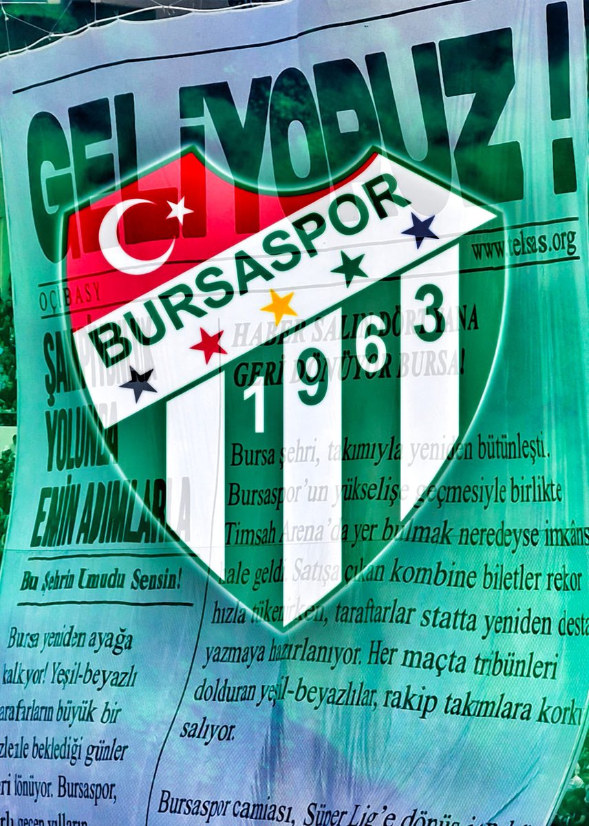 BURKÜP olarak Şampiyon BURSASPOR’umuzu tebrik ediyoruz. Bu daha başlangıç, 3 bitti, 2-1-Süper Lig bekle bizi 🐊🟢⚪️